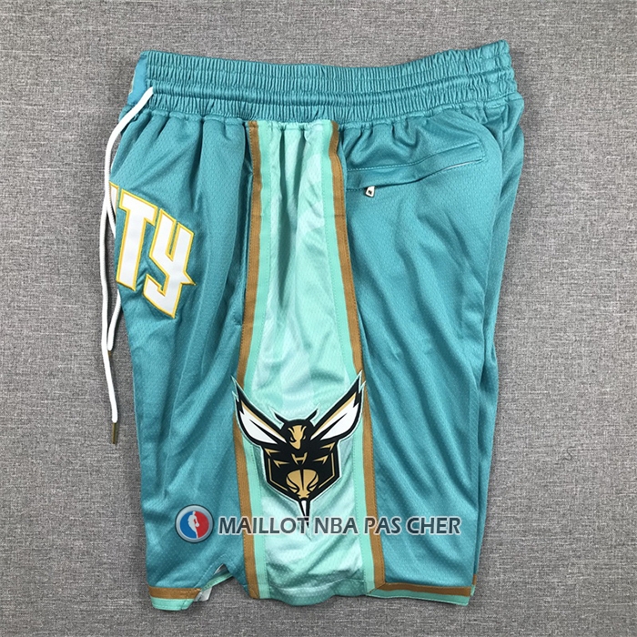 Short Charlotte Hornets Ville Just Don 2023-24 Vert